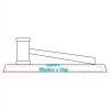 CRY047 - 13 7/8" x 4 1/4" Crystal Gavel on Black Base Thumbnail