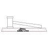 CRY047 - 13 7/8" x 4 1/4" Crystal Gavel on Black Base Thumbnail