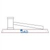 CRY047 - 13 7/8" x 4 1/4" Crystal Gavel on Black Base Thumbnail