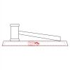 CRY047 - 13 7/8" x 4 1/4" Crystal Gavel on Black Base Thumbnail