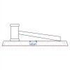 CRY047 - 13 7/8" x 4 1/4" Crystal Gavel on Black Base Thumbnail