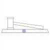 CRY047 - 13 7/8" x 4 1/4" Crystal Gavel on Black Base Thumbnail
