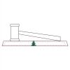 CRY047 - 13 7/8" x 4 1/4" Crystal Gavel on Black Base Thumbnail
