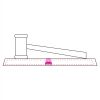 CRY047 - 13 7/8" x 4 1/4" Crystal Gavel on Black Base Thumbnail