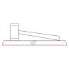 CRY047 - 13 7/8" x 4 1/4" Crystal Gavel on Black Base Thumbnail