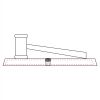 CRY047 - 13 7/8" x 4 1/4" Crystal Gavel on Black Base Thumbnail