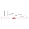 CRY047 - 13 7/8" x 4 1/4" Crystal Gavel on Black Base Thumbnail
