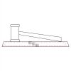 CRY047 - 13 7/8" x 4 1/4" Crystal Gavel on Black Base Thumbnail