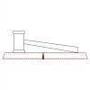 CRY047 - 13 7/8" x 4 1/4" Crystal Gavel on Black Base Thumbnail