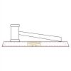 CRY047 - 13 7/8" x 4 1/4" Crystal Gavel on Black Base Thumbnail