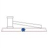CRY047 - 13 7/8" x 4 1/4" Crystal Gavel on Black Base Thumbnail