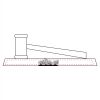 CRY047 - 13 7/8" x 4 1/4" Crystal Gavel on Black Base Thumbnail
