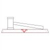 CRY047 - 13 7/8" x 4 1/4" Crystal Gavel on Black Base Thumbnail
