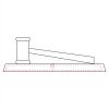 CRY047 - 13 7/8" x 4 1/4" Crystal Gavel on Black Base Thumbnail