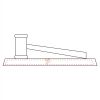 CRY047 - 13 7/8" x 4 1/4" Crystal Gavel on Black Base Thumbnail