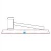 CRY047 - 13 7/8" x 4 1/4" Crystal Gavel on Black Base Thumbnail