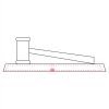 CRY047 - 13 7/8" x 4 1/4" Crystal Gavel on Black Base Thumbnail