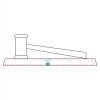 CRY047 - 13 7/8" x 4 1/4" Crystal Gavel on Black Base Thumbnail