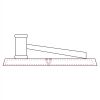CRY047 - 13 7/8" x 4 1/4" Crystal Gavel on Black Base Thumbnail
