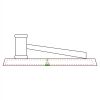 CRY047 - 13 7/8" x 4 1/4" Crystal Gavel on Black Base Thumbnail