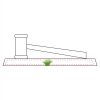 CRY047 - 13 7/8" x 4 1/4" Crystal Gavel on Black Base Thumbnail