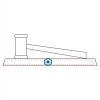 CRY047 - 13 7/8" x 4 1/4" Crystal Gavel on Black Base Thumbnail