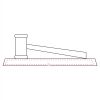 CRY047 - 13 7/8" x 4 1/4" Crystal Gavel on Black Base Thumbnail