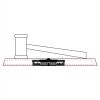 CRY047 - 13 7/8" x 4 1/4" Crystal Gavel on Black Base Thumbnail