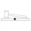 CRY047 - 13 7/8" x 4 1/4" Crystal Gavel on Black Base Thumbnail