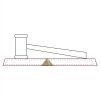 CRY047 - 13 7/8" x 4 1/4" Crystal Gavel on Black Base Thumbnail