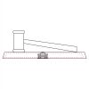 CRY047 - 13 7/8" x 4 1/4" Crystal Gavel on Black Base Thumbnail