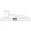 CRY047 - 13 7/8" x 4 1/4" Crystal Gavel on Black Base Thumbnail