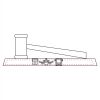 CRY047 - 13 7/8" x 4 1/4" Crystal Gavel on Black Base Thumbnail