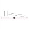 CRY047 - 13 7/8" x 4 1/4" Crystal Gavel on Black Base Thumbnail