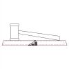 CRY047 - 13 7/8" x 4 1/4" Crystal Gavel on Black Base Thumbnail