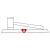 CRY047 - 13 7/8" x 4 1/4" Crystal Gavel on Black Base Thumbnail
