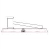 CRY047 - 13 7/8" x 4 1/4" Crystal Gavel on Black Base Thumbnail