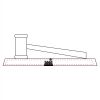 CRY047 - 13 7/8" x 4 1/4" Crystal Gavel on Black Base Thumbnail