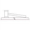 CRY047 - 13 7/8" x 4 1/4" Crystal Gavel on Black Base Thumbnail