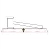 CRY047 - 13 7/8" x 4 1/4" Crystal Gavel on Black Base Thumbnail