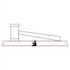 CRY047 - 13 7/8" x 4 1/4" Crystal Gavel on Black Base Thumbnail