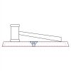 CRY047 - 13 7/8" x 4 1/4" Crystal Gavel on Black Base Thumbnail