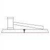 CRY047 - 13 7/8" x 4 1/4" Crystal Gavel on Black Base Thumbnail
