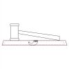 CRY047 - 13 7/8" x 4 1/4" Crystal Gavel on Black Base Thumbnail