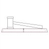 CRY047 - 13 7/8" x 4 1/4" Crystal Gavel on Black Base Thumbnail