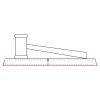 CRY047 - 13 7/8" x 4 1/4" Crystal Gavel on Black Base Thumbnail