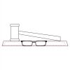 CRY047 - 13 7/8" x 4 1/4" Crystal Gavel on Black Base Thumbnail