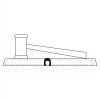 CRY047 - 13 7/8" x 4 1/4" Crystal Gavel on Black Base Thumbnail