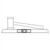 CRY047 - 13 7/8" x 4 1/4" Crystal Gavel on Black Base Thumbnail