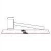 CRY047 - 13 7/8" x 4 1/4" Crystal Gavel on Black Base Thumbnail